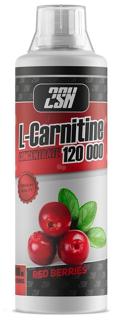2SN L-Carnitine Concentrate 120 000 1000 мл Красные ягоды
