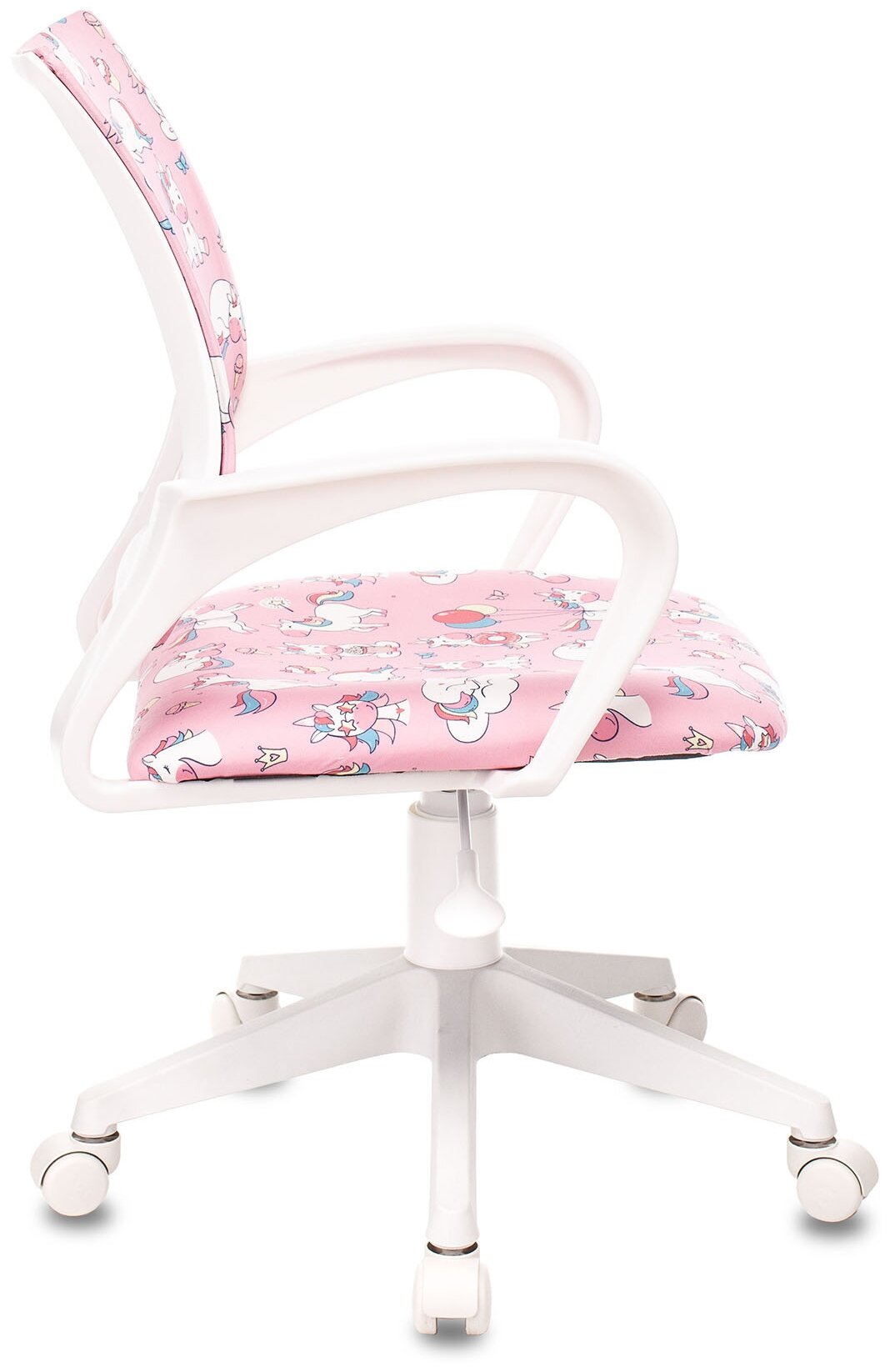 Кресло детское Бюрократ BUROKIDS 1 W, обивка: ткань, цвет: белый - фото №2