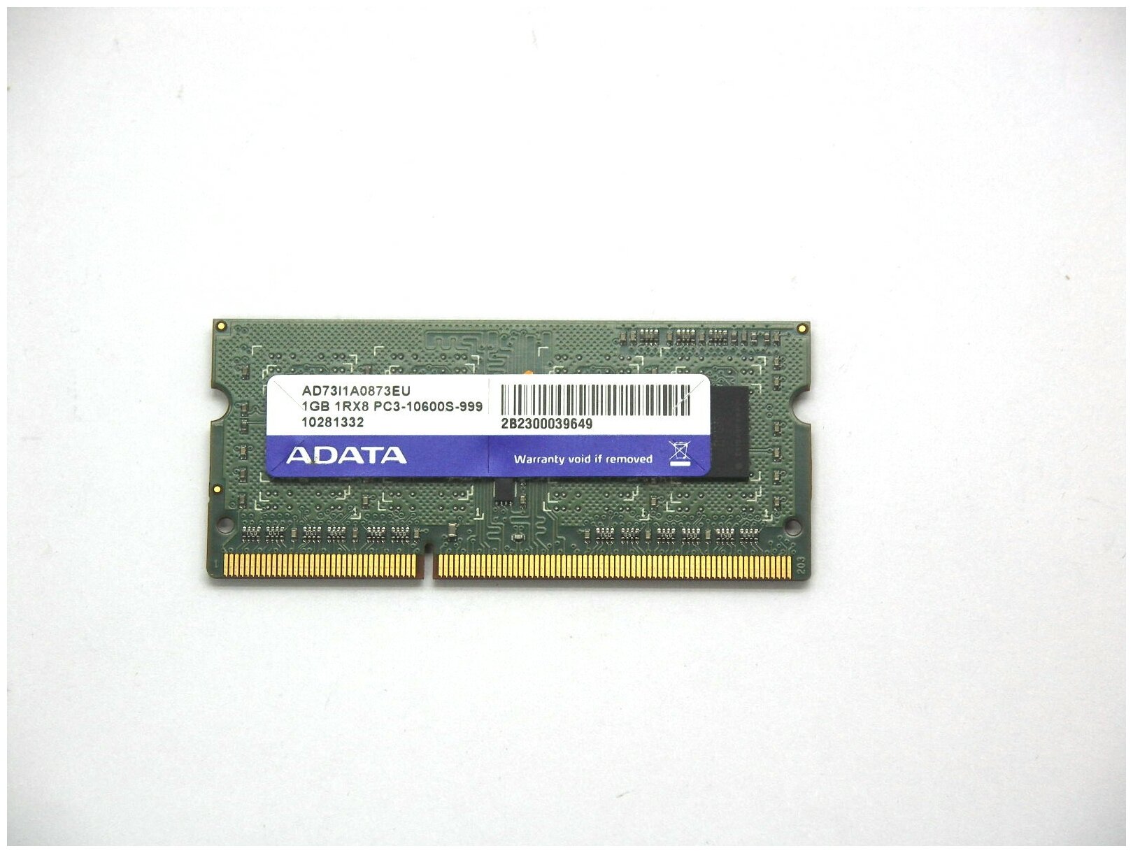 Модуль SODIMM 1Gb (DDR3 1333MHz)