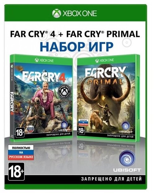 PS4 КОМП FAR CRY 4+FAR CRY PRIMAL Игра для PS4 Ubisoft - фото №1
