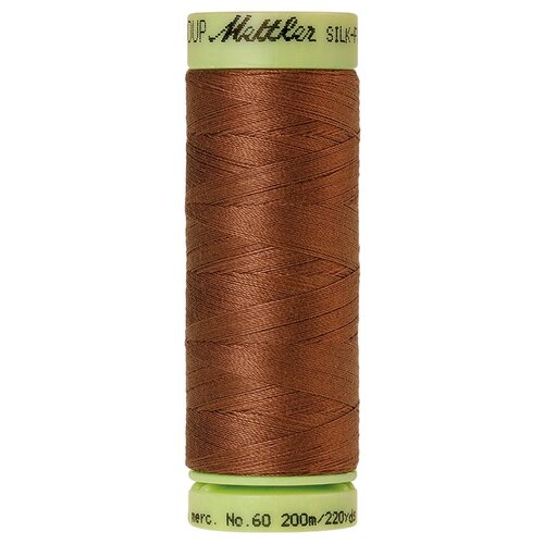 Нить для машинного квилтинга SILK-FINISH COTTON 60, 200 м 100% хлопок 0281 Hazelnut ( 9240-0281 ) нить для машинного квилтинга silk finish cotton 60 2743 м 100% хлопок 0281 9160 0281