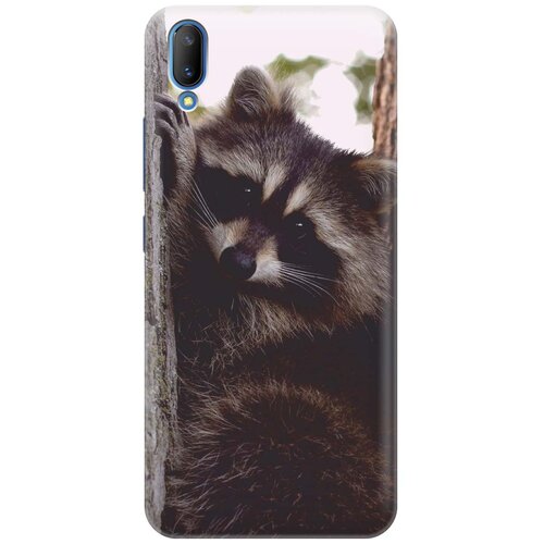 фото Gosso ультратонкий силиконовый чехол-накладка для vivo v11 с принтом "енотик"