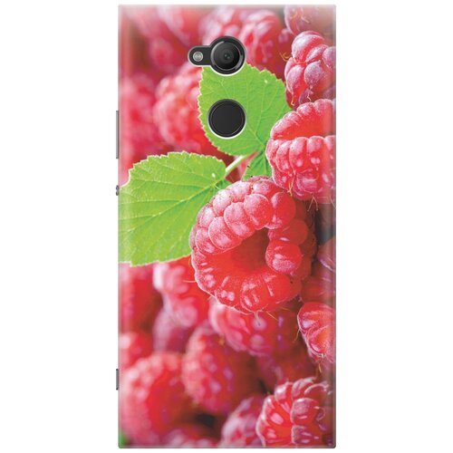 фото Cиликоновый чехол на sony xperia xa2 ultra / сони иксперия ха2 ультра с принтом "малинка" gosso