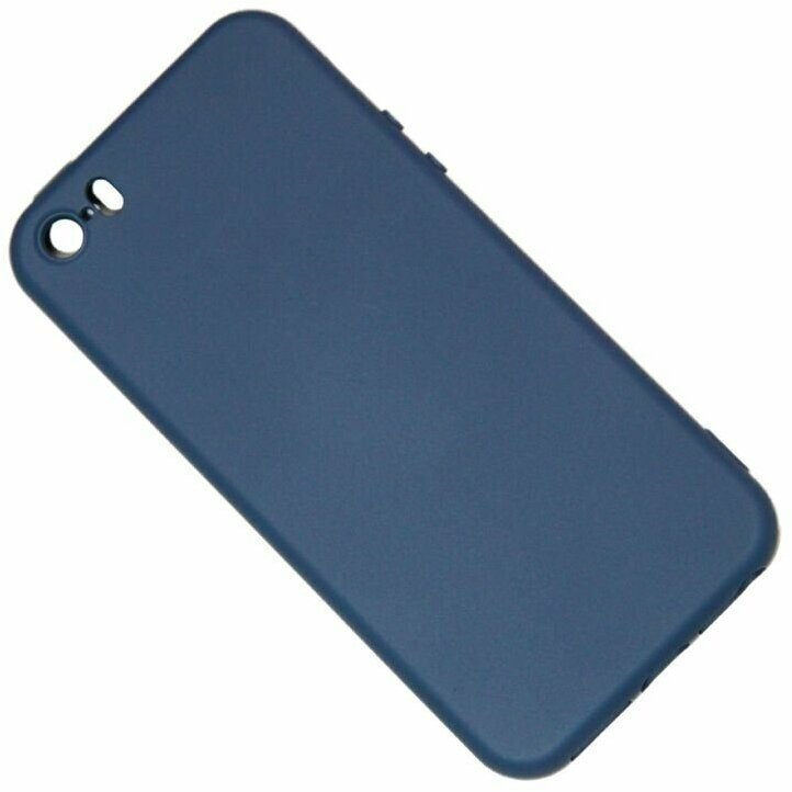 фото Чехол для iPhone 5, iPhone 5s, iPhone SE силиконовый Soft Touch 2 <розовый> (премиум)