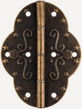 Изображение товара Mr. Carving MMG-028 фурнитура для шкатулокпетля 6.9 x 5.3 см, 2 шт №02 бронза