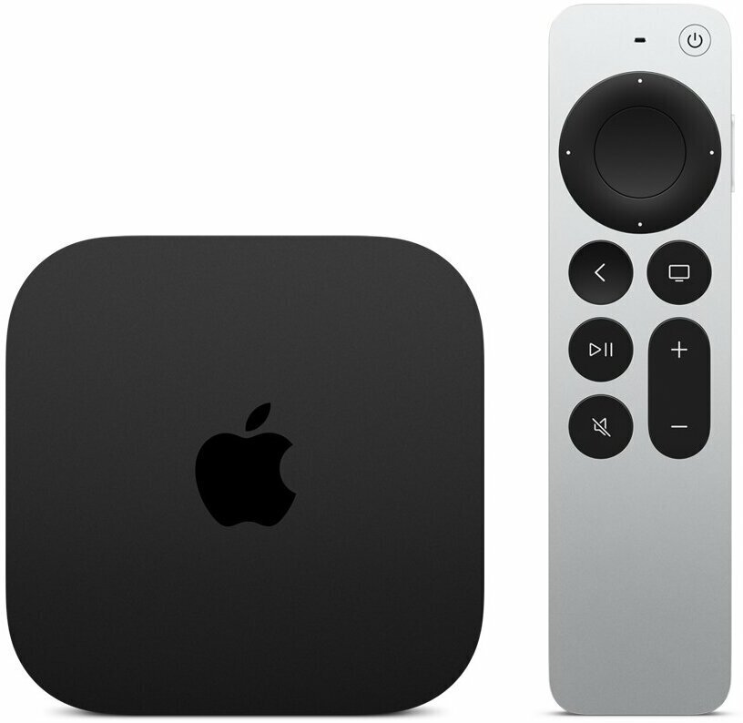 Apple ТВ-приставка Apple TV 4K Wi-Fi + Ethernet 128GB, 2022 г. (Чёрный)