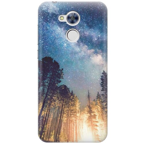 фото Cиликоновый чехол на honor 6a / хонор 6а с принтом "млечный путь" gosso