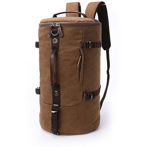 Сумка дорожная сумка-рюкзак , 26 л, 28х50х28 см, коричневый