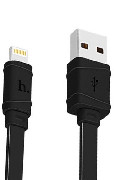 Кабель USB iPhone Lightning Hoco X5 <черный>