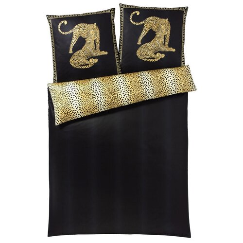 Пододеяльник elegante Gepard, сатин, 200 х 200 см, черный