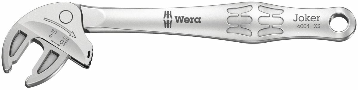 Рожковый гаечный ключ Wera с самонастройкой, 7-10 мм, L-117 мм WE-020099 - фотография № 1