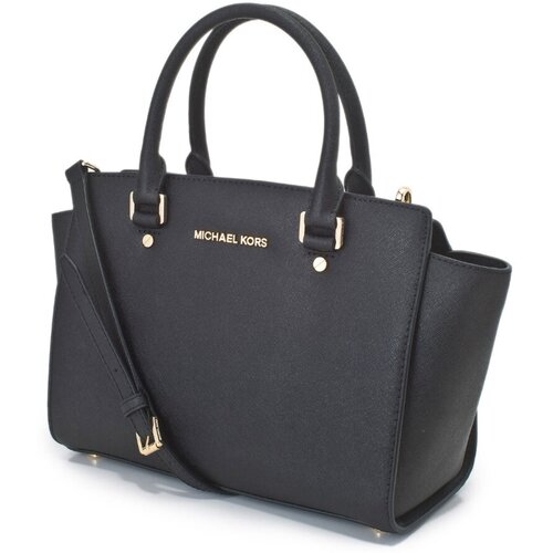 Сумка кросс-боди MICHAEL KORS, фактура тиснение, черный женская сумка michael kors 35t9gtvt9v black