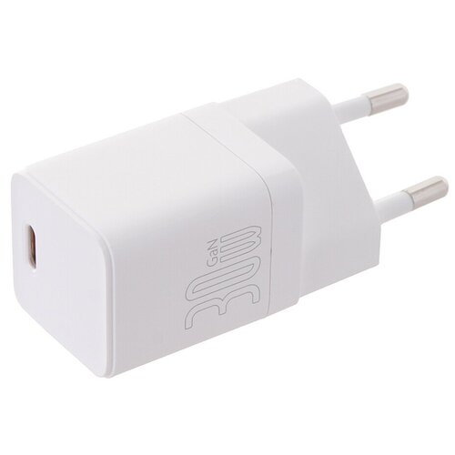 Зарядное устройство Baseus GaN3 Fast Charger 1C 30W EU White CCGN010102