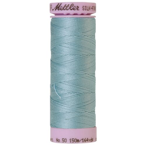 Нить для машинного квилтинга SILK-FINISH COTTON 50, 150 м 100% хлопок 0020 Rough Sea ( 9105-0020 )