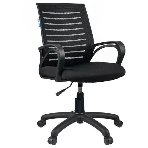 фото Компьютерное кресло helmi hl-m16 vivid офисное, обивка: текстиль, цвет: черный/черный