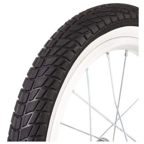 фото Покрышка ponely p704 14 *2.125 с белой лентой