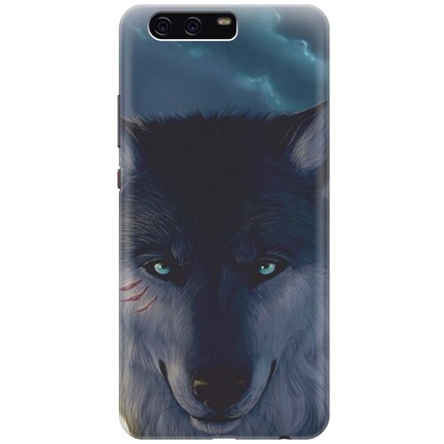 фото Cиликоновый чехол взгляд волка на huawei p10 / хуавей п10 re:pa