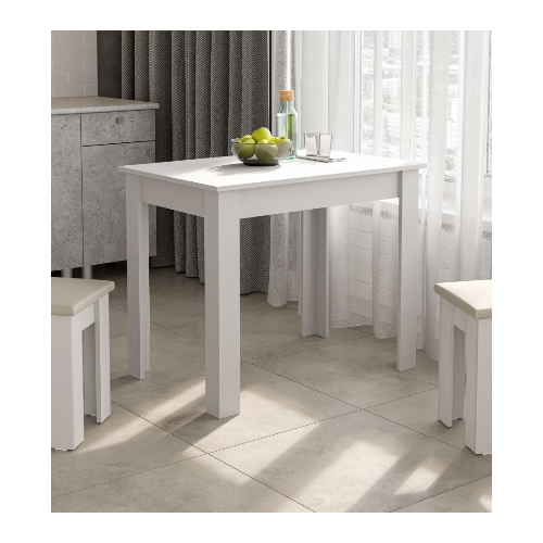 Кухонный стол; Обеденный стол DESK. 90х60х76,6 см. Белый.