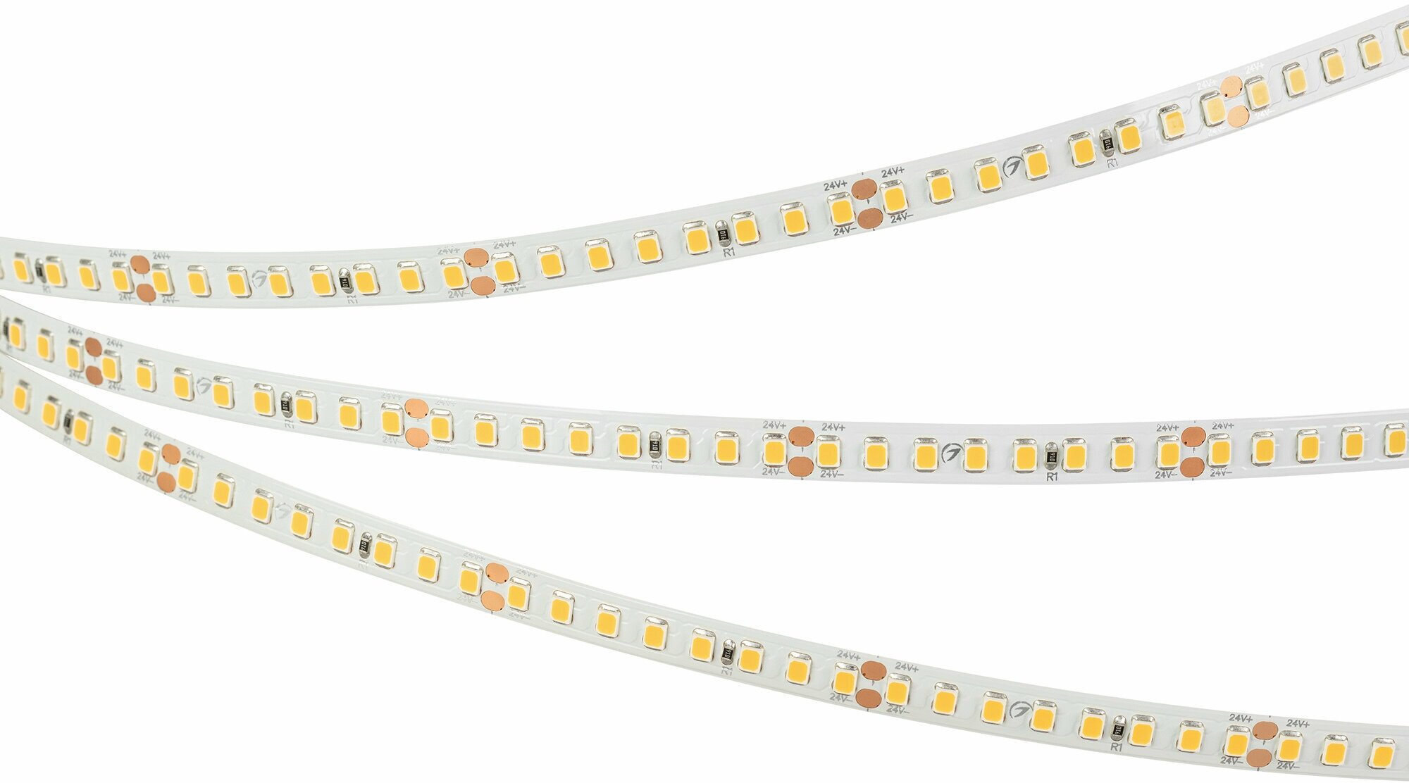 Светодиодная лента Arlight 12W/m 160LED/m 2835SMD теплый белый 5M - фото №13
