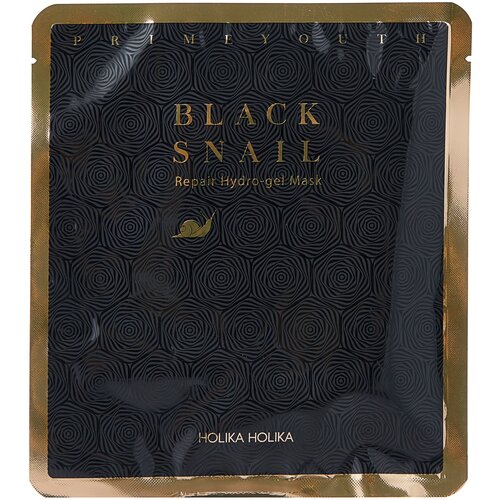 Holika Holika Гидрогелевая маска с экстрактом муцина черной улитки Prime Youth Black Snail Repair Hydrogel Mask, 25 г