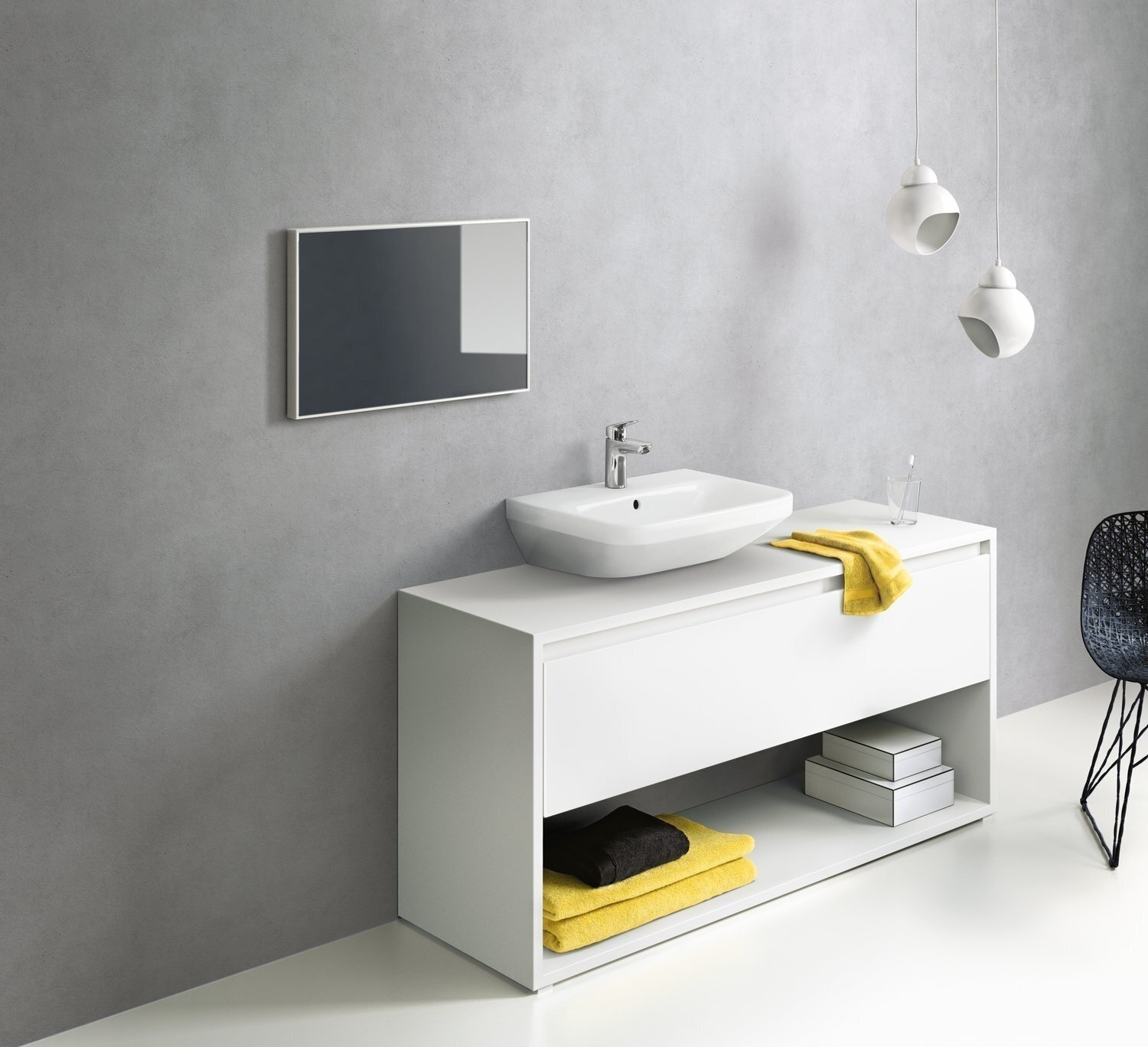 Смеситель для ванны с душем Hansgrohe Logis черный матовый - фото №10