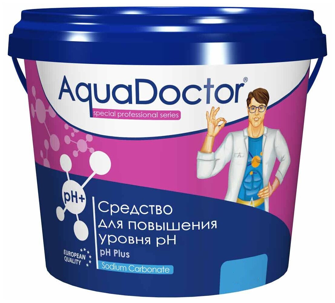 Средство для повышения уровня pH AquaDoctor pH Plus (1 кг)