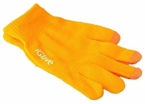 Перчатки iGlove, размер универсальный, оранжевый