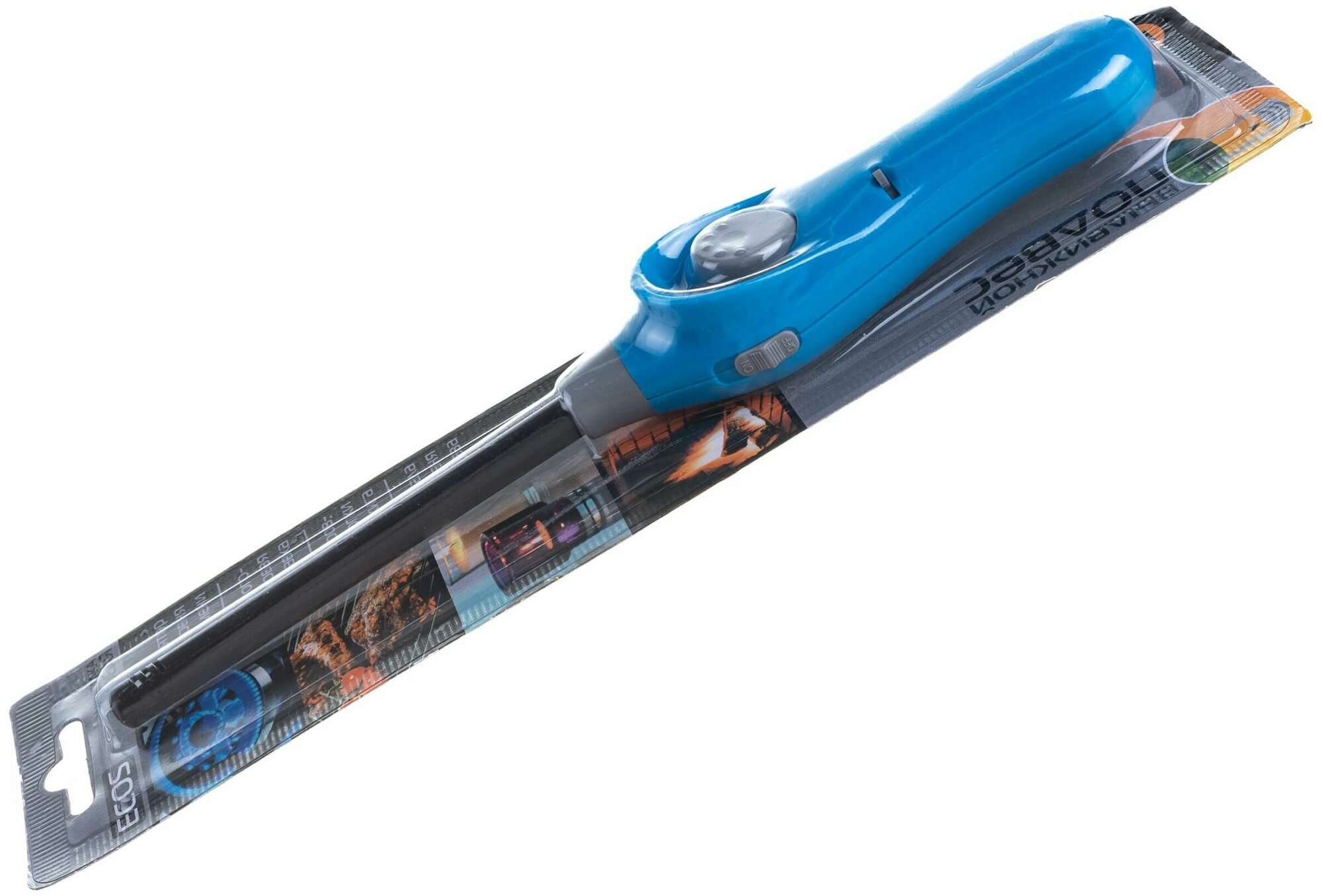 Зажигалка газовая Ecos GL-001B, цвет синий Леруа Мерлен - фото №3