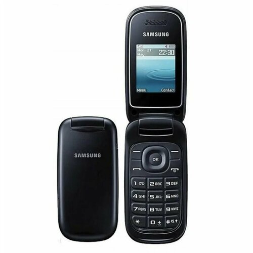 Телефон Samsung E1272, Dual nano SIM, черный