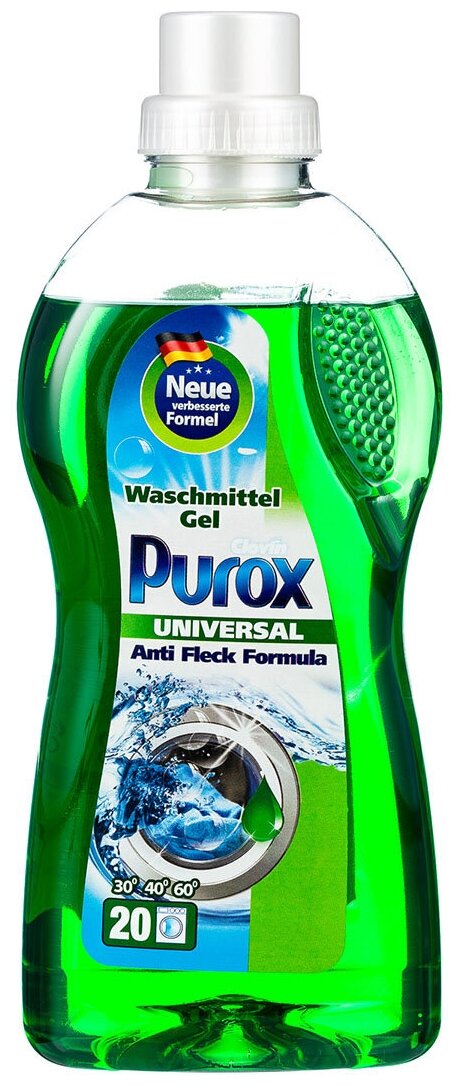 Clovin Purox Anti Fleck Universal Bergblumen Гель для стирки универсальный Горные цветы 1 л на 33 стирки