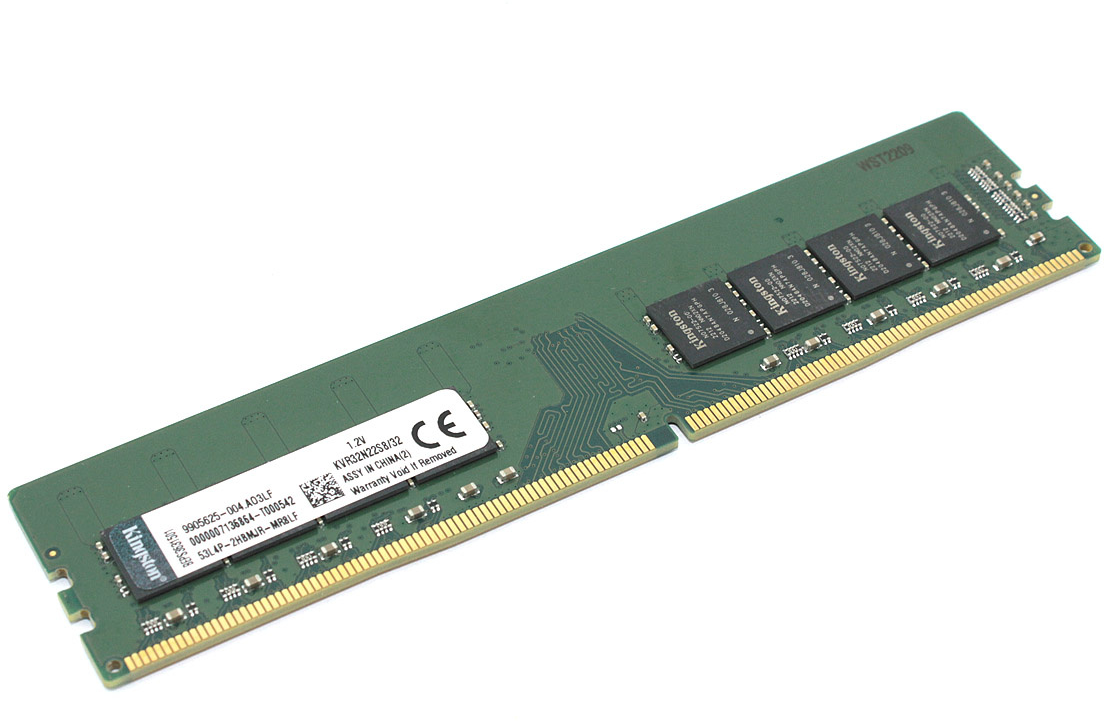 Модуль памяти Kingston DIMM DDR4, 32ГБ, 3200МГц, PC4-25600
