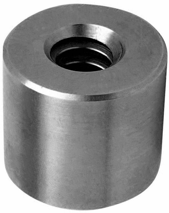 Гайка трапецеидальная сталь d 28 мм шаг - 5 мм  правая резьба KSM 28-5-D TECHNIX