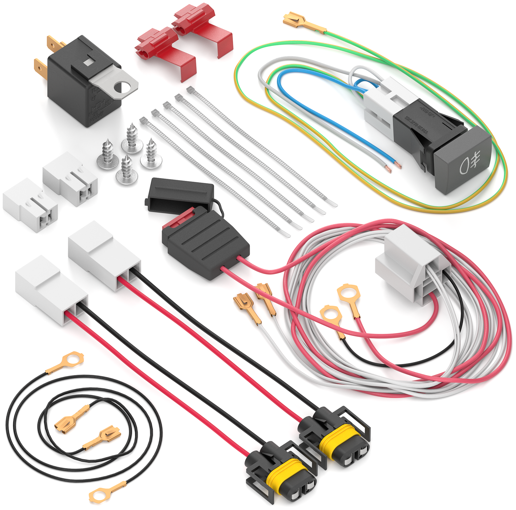 Комплект для подключения противотуманных фар Газель-Бизнес и Некст