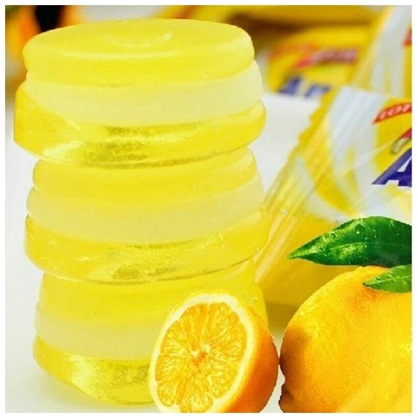 Карамель с ксилитолом без сахара Lotte Anytime Lemon Mint со вкусом лимона и мяты (Корея), 74 г - фотография № 6