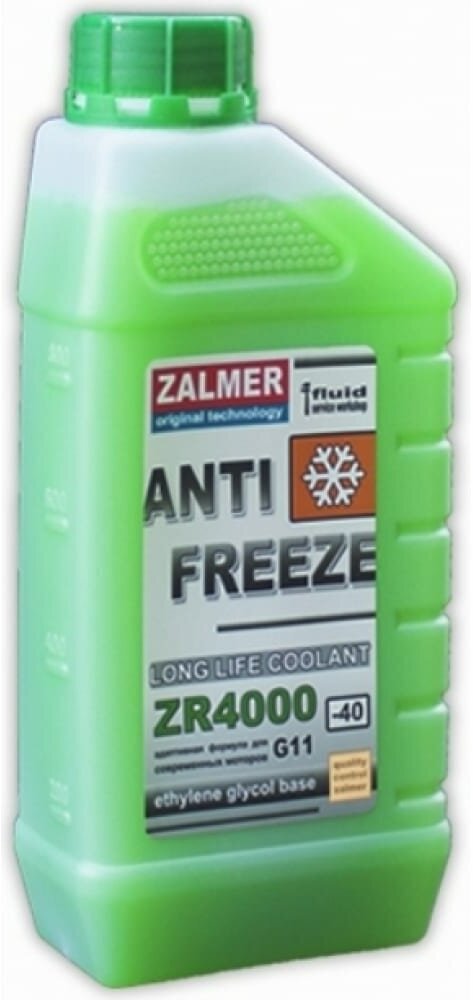 Антифриз Zalmer LLC ZR 4000 G11 (зеленый)