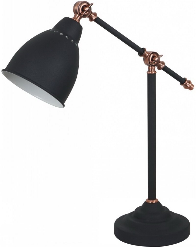 Офисная настольная лампа Arte Lamp Braccio A2054LT-1BK, E27, кол-во ламп:1шт, Черный