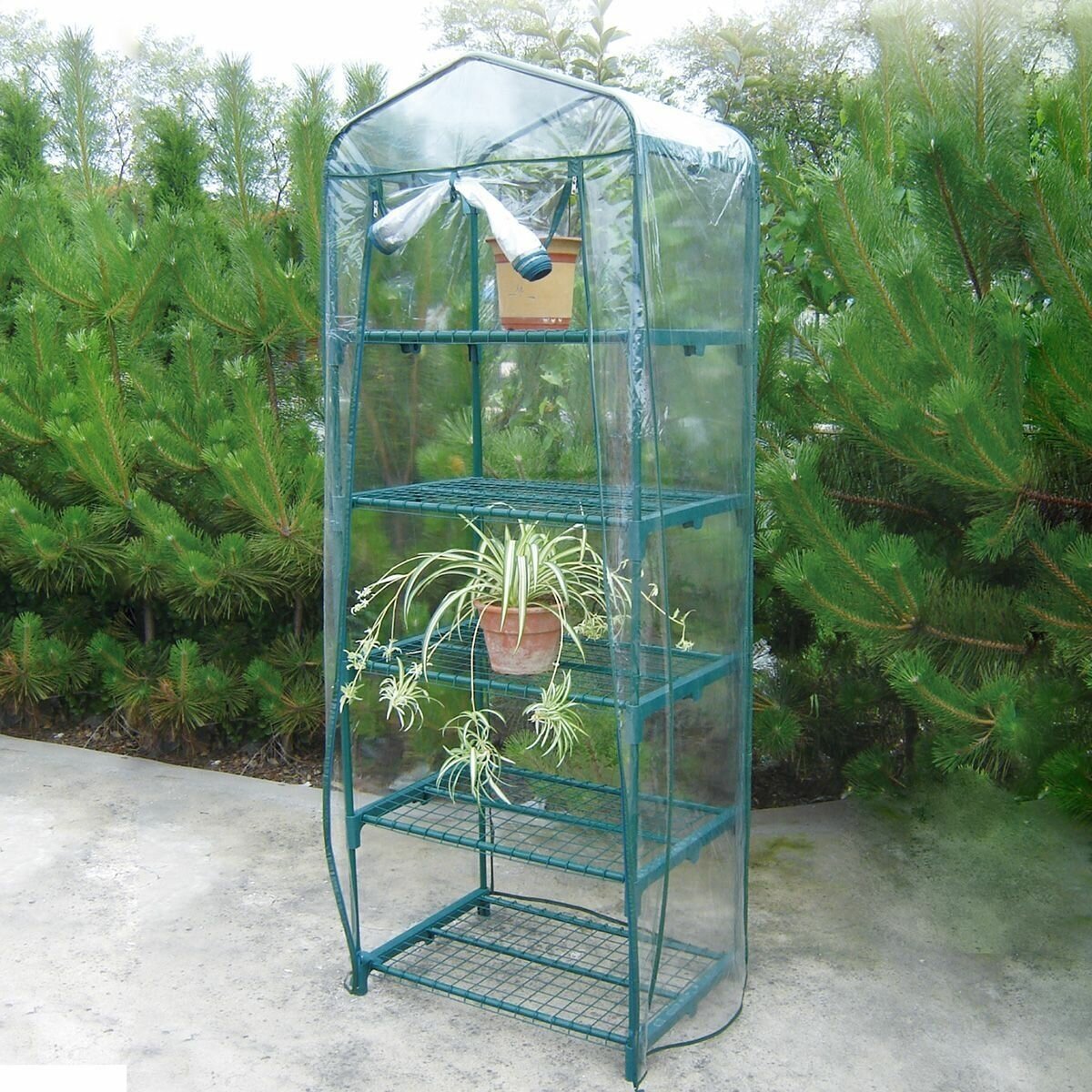Мини теплица Biotorg JXX-10025, 49х69х190см, зеленая с чехлом на молнии