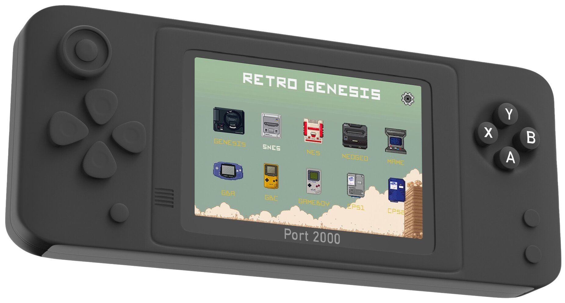 Портативная консоль Retro Genesis Port 2000