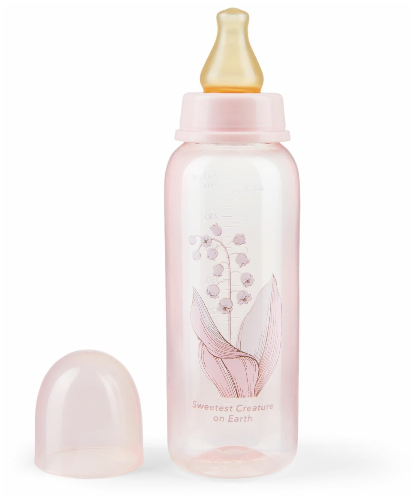 Бутылочка с латексной соской соской мишки Happy Baby/Хэппи Беби 250мл Zenith Infant Product - фото №6