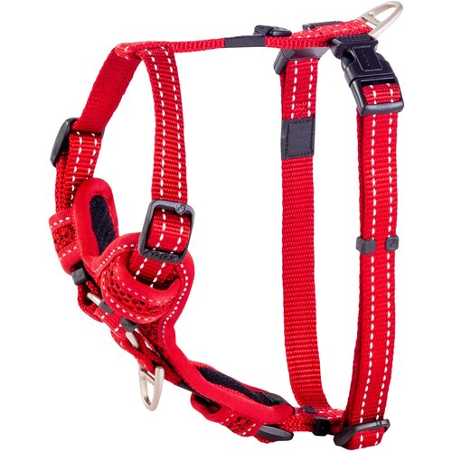 Шлейка Rogz Control Harness M (SJC11), обхват шеи 23-37 см, красная, S