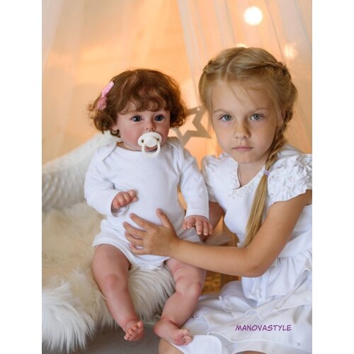 Кукла реборн 62 см. Кукла младенец Сью мягконабивная