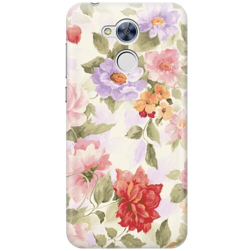 фото Cиликоновый чехол на honor 6a / хонор 6а с принтом "нежные цветы" gosso