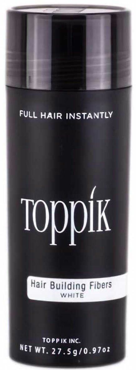 Загуститель для редких волос Toppik Белый цвет (White)-27гр.