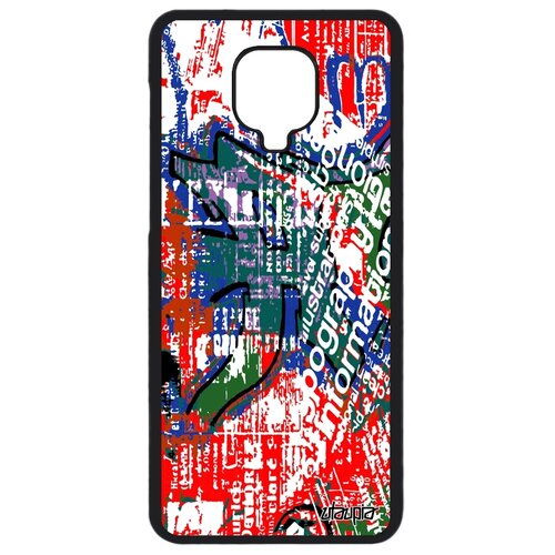 фото Чехол на redmi note 9s, "стрит-арт" рисунок текст utaupia