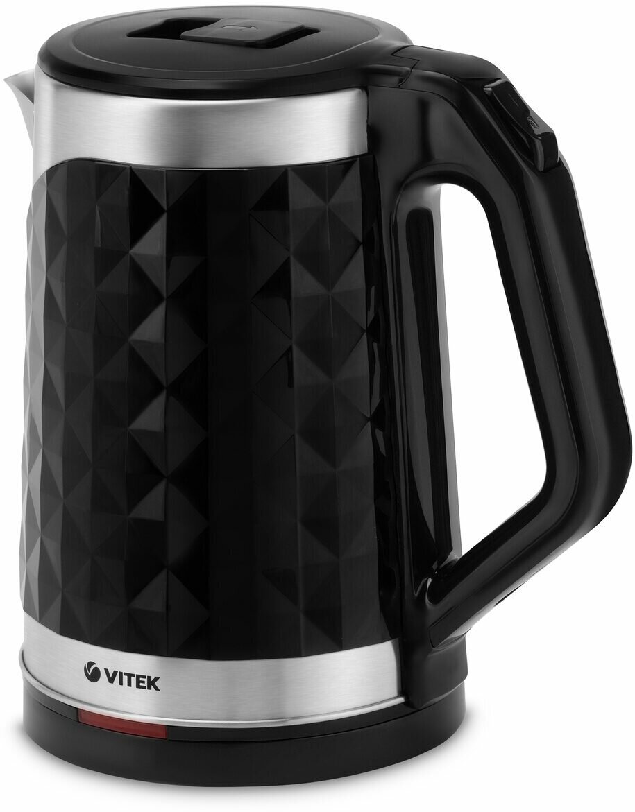 Чайник электрический VITEK , 1800Вт, черный - фото №14