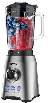 Блендер CENTEK CT-1329 2000 Вт, серебристый