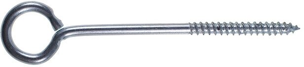 Крючок 4.0х50 мм О-образный, цинк (10 шт в зип-локе) STARFIX (SMZ1-46905-10)