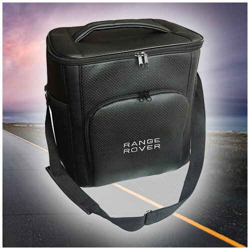 фото Сумка холодильник из экокожи и вышивкой range rover 20 л auto present