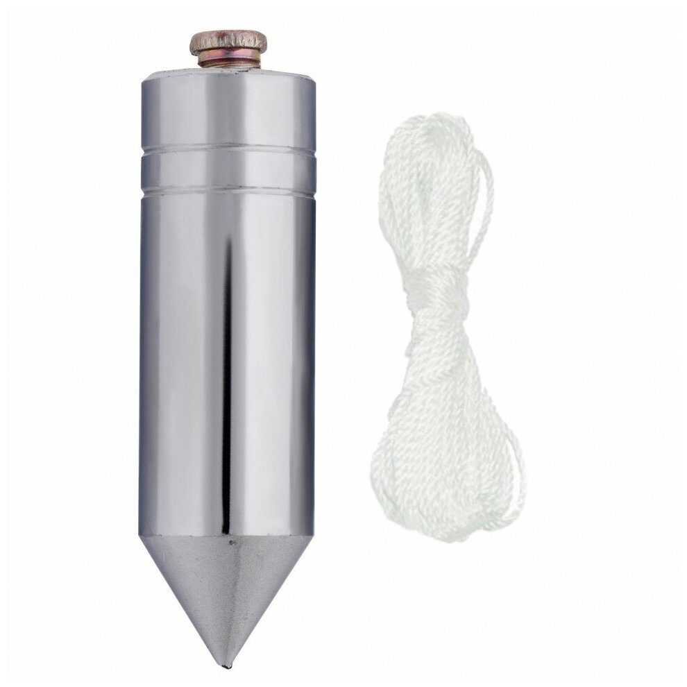 Отвес цилиндрический, 300 г, шнур 5 м Matrix, 84888