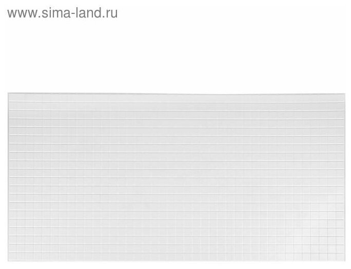 Панель ПВХ мозаика Белая 485х960